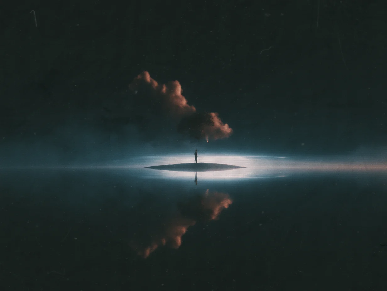 The world as a mirror that answers slowly