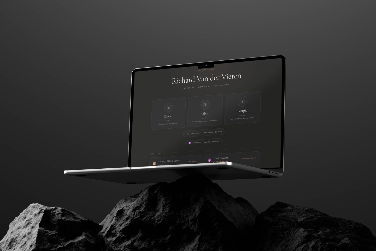 Client portal dashboard
