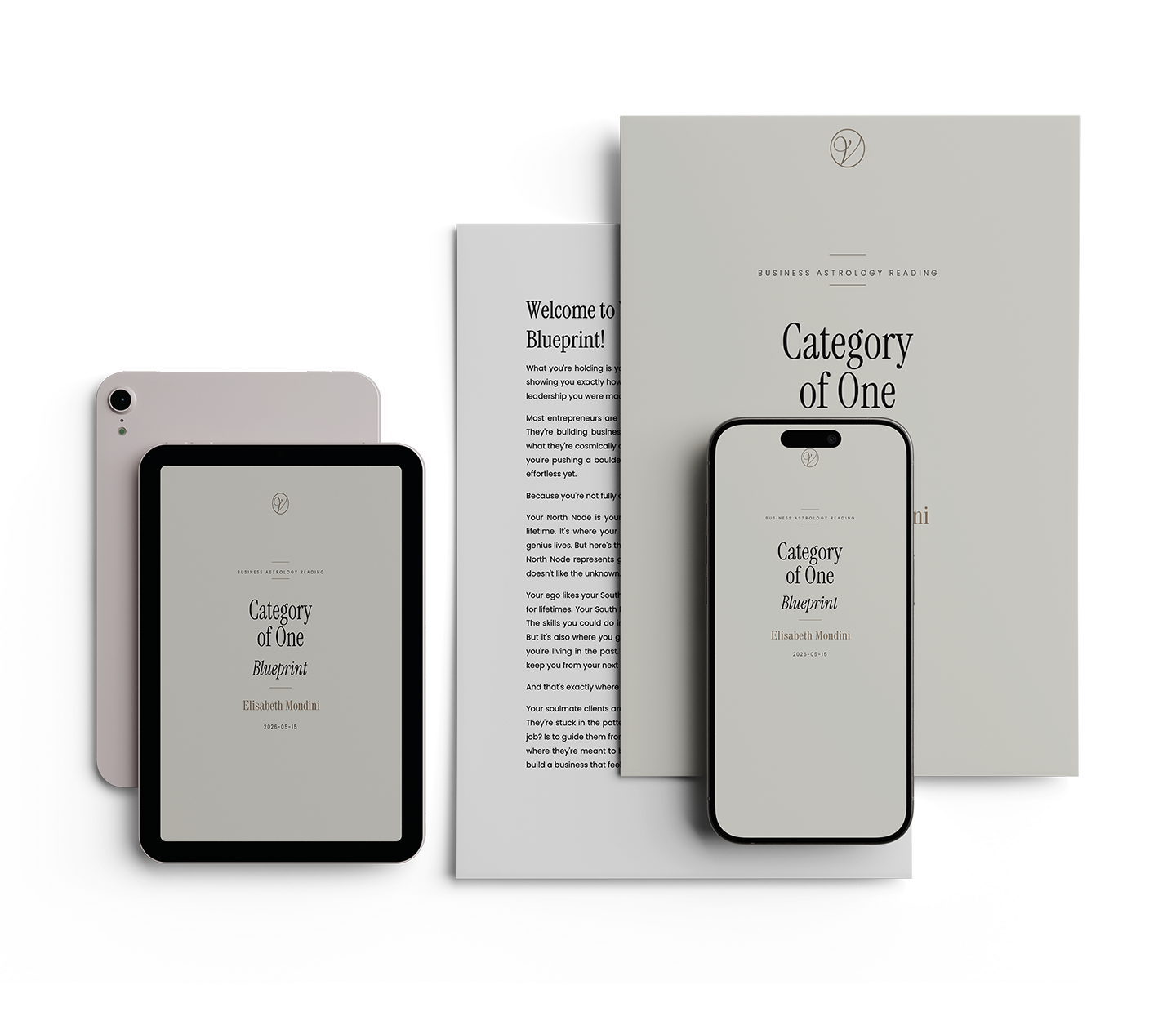 Reading mockup